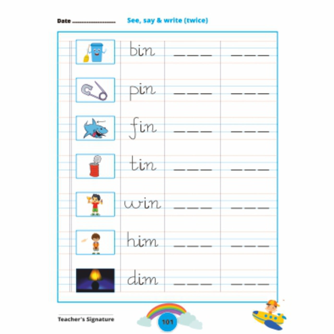 Learn Ahead - Nursery English Activity Book for the age group of 3.5 to 5 year (As per NEP 2020)
