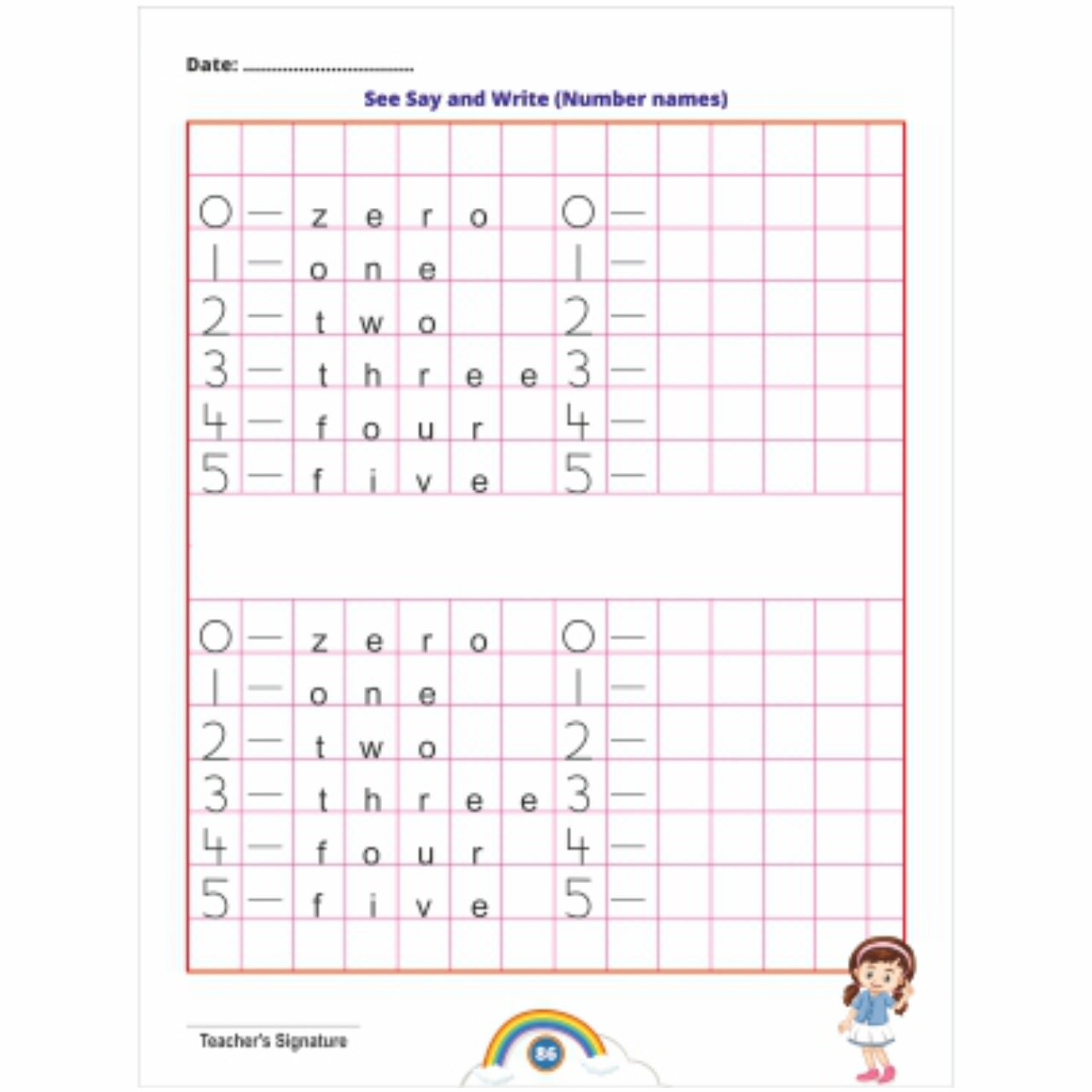 Fun with Numbers Nursery Maths Activity Book for the age group of 3.5 to 5 year (As per NEP 2020)