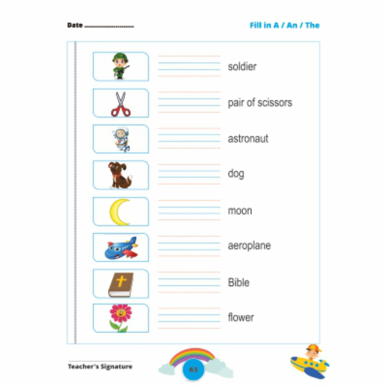 Young Learners - An English Activity Book for Class Prep/UKG for the age group 4 to 6 years (As per NEP 2020)