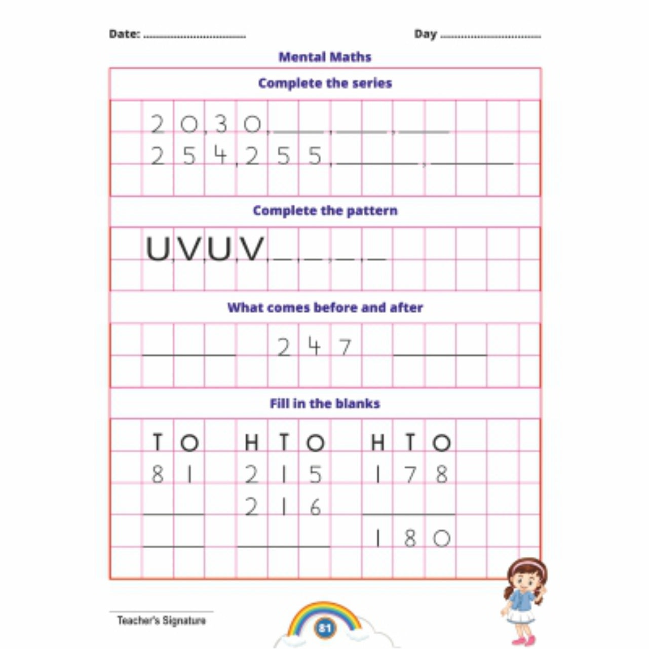 Joy of Maths - Maths Activity Book for class UKG/Prep age group of 4 to 6 years (As per NEP 2020)
