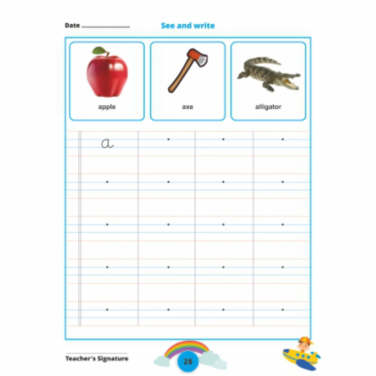 Learn Ahead - Nursery English Activity Book for the age group of 3.5 to 5 year (As per NEP 2020)