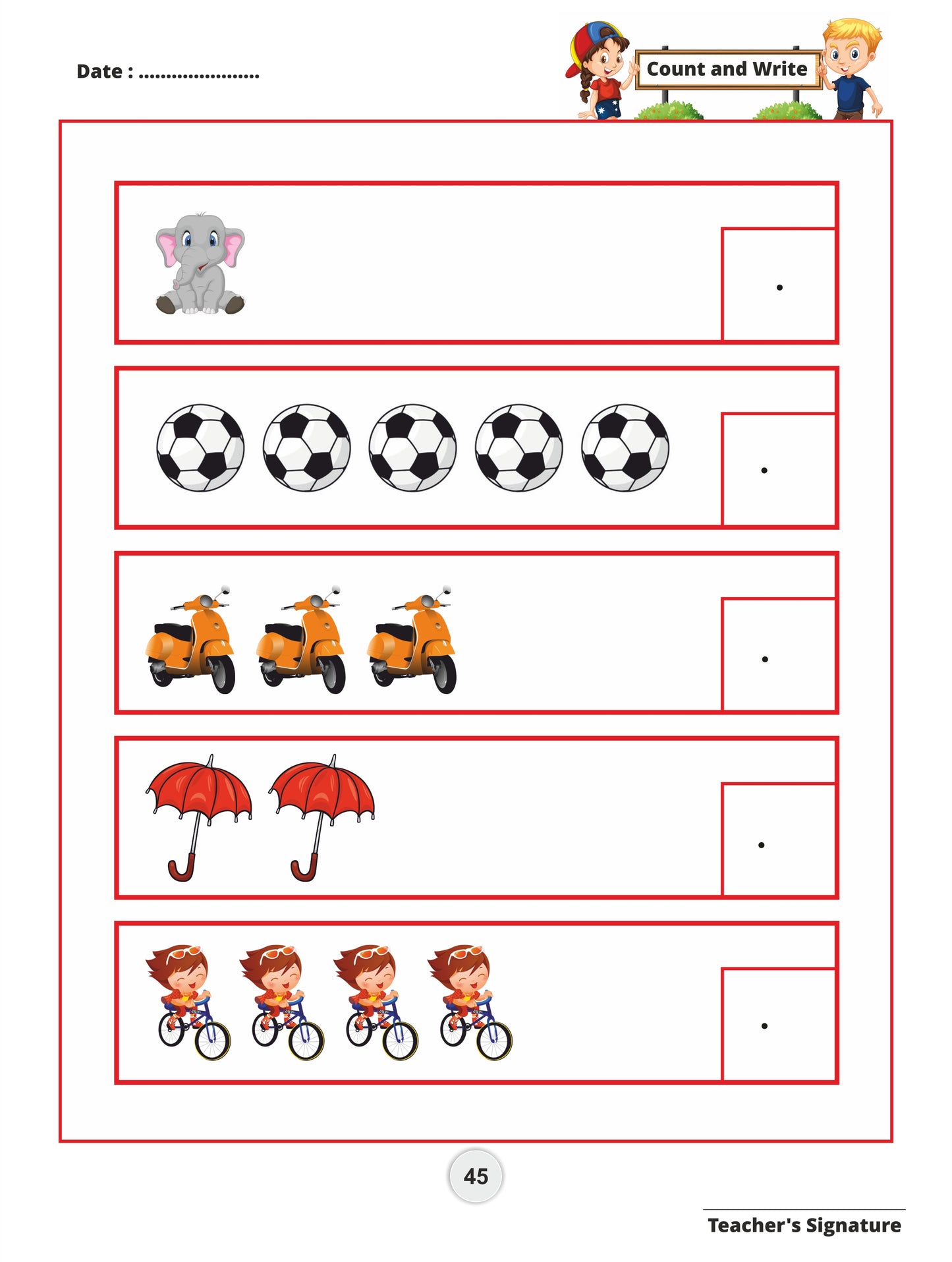Grow up with Maths - Maths Activity book for the age group 2.5 to 4 years | As per NEP 2020