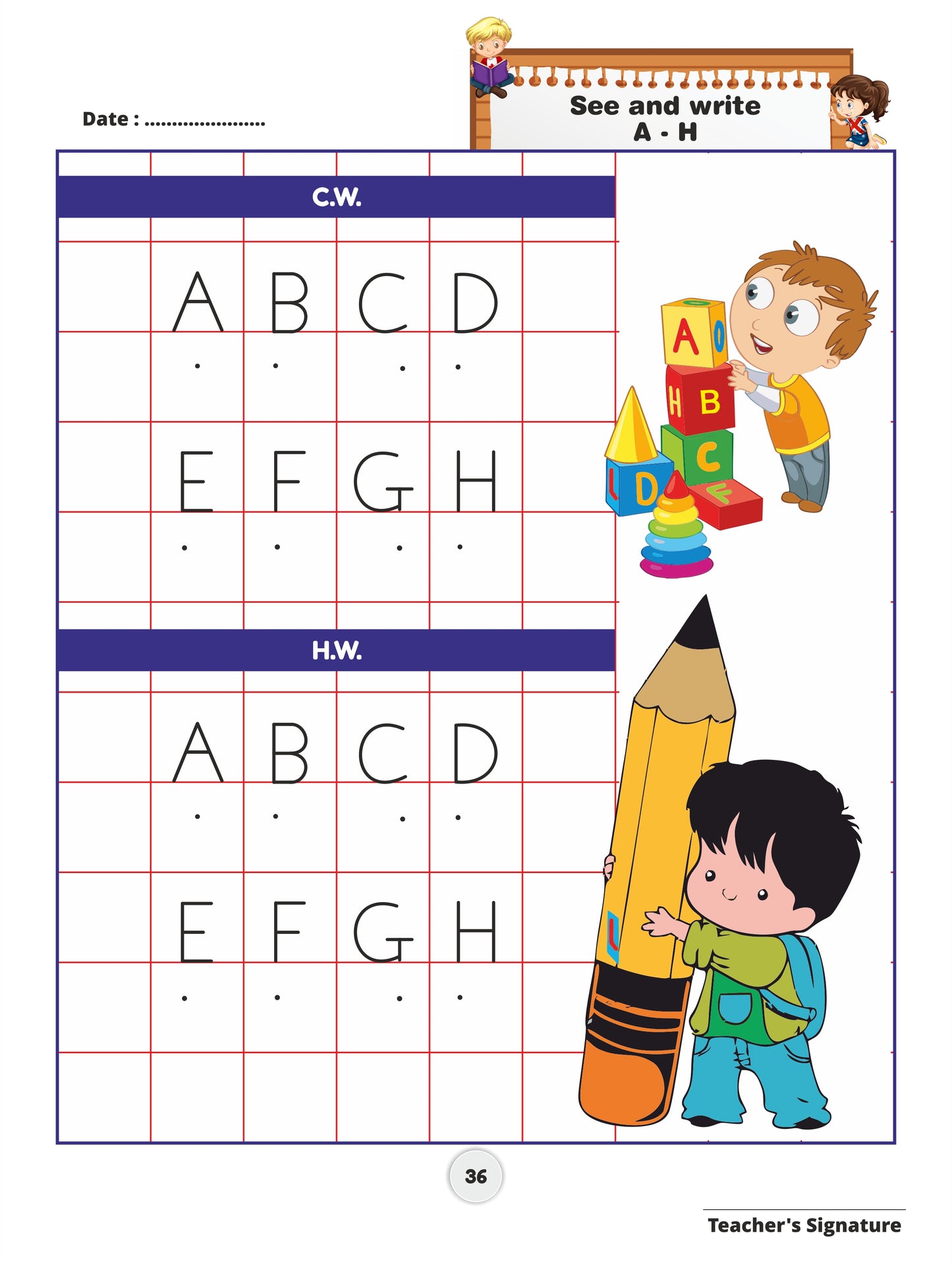 Fun with ABC - An English Activity Book for the age group 2.5 to 4 Years (As per NEP 2020)
