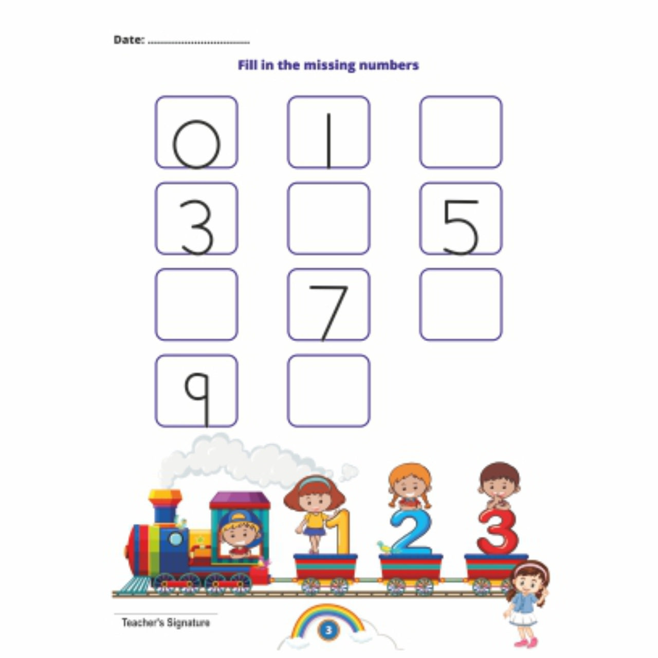 Fun with Numbers Nursery Maths Activity Book for the age group of 3.5 to 5 year (As per NEP 2020)