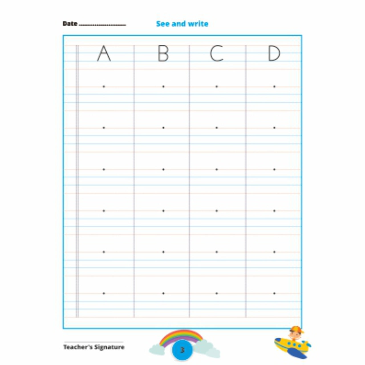 Learn Ahead - Nursery English Activity Book for the age group of 3.5 to 5 year (As per NEP 2020)